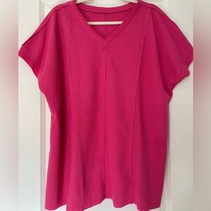 Pink Top NWOT 3X
